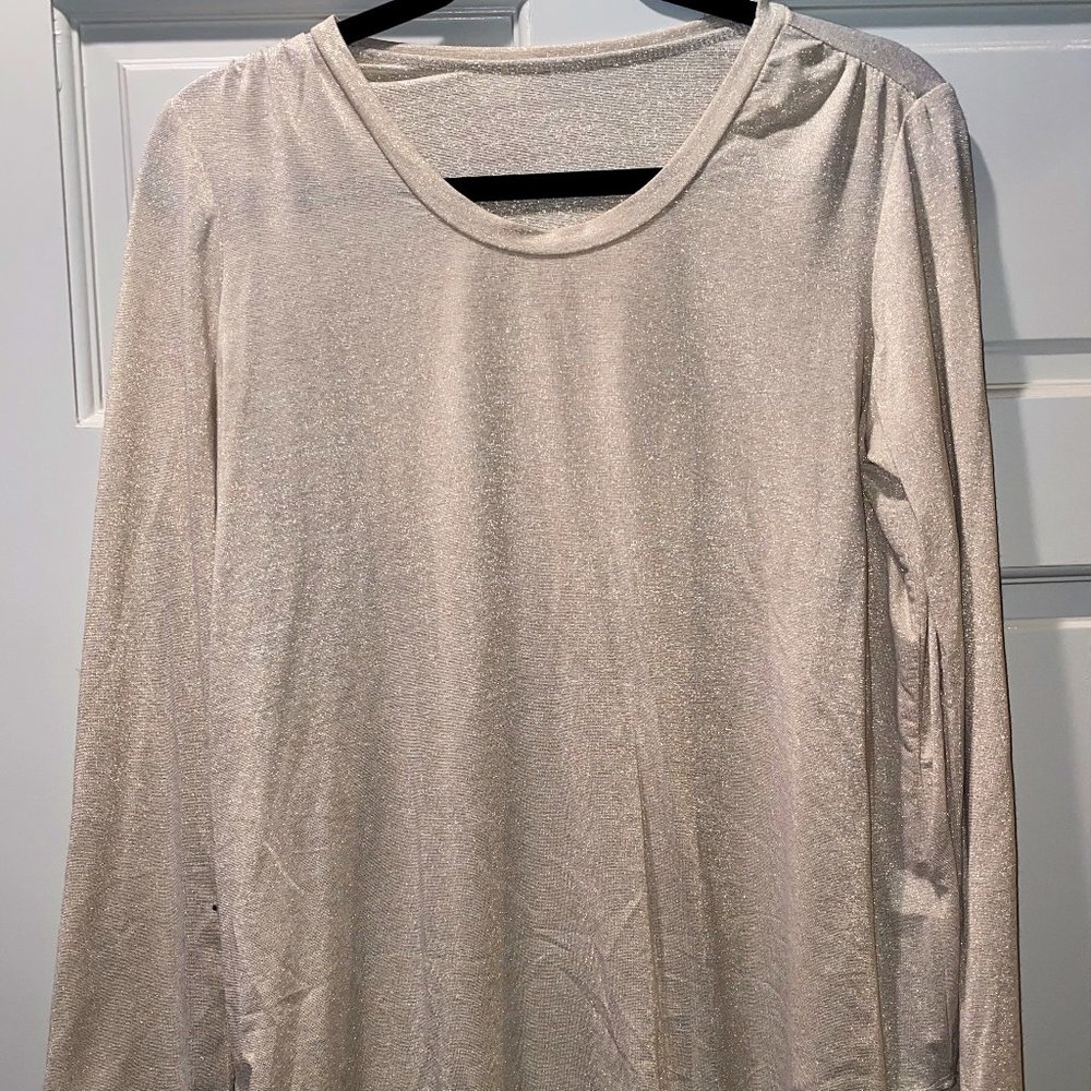 Gold Long Sleeve Top Size M/L